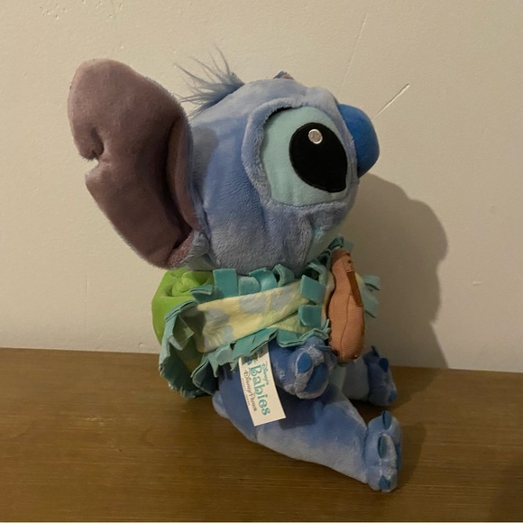 Disney Lilo & Stitch Baby Stitch Plush Stuffed Animal Toy Doll With Blanket 11" - Picture 7 of 7